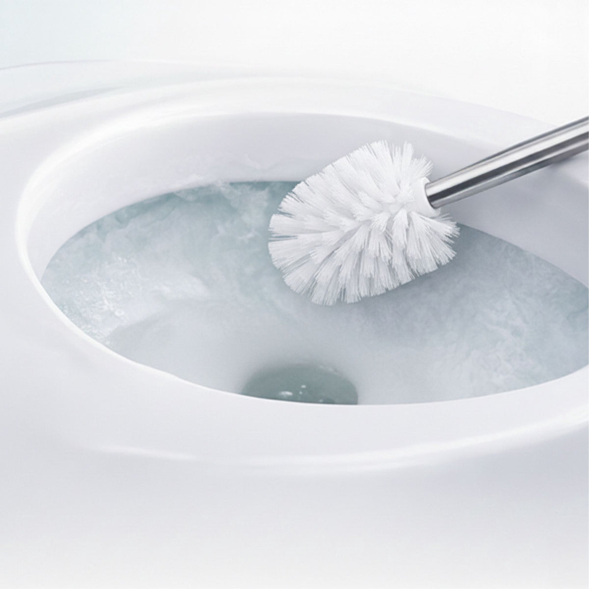 Toilet Brush with 5 Replaceable Heads, 8 cm