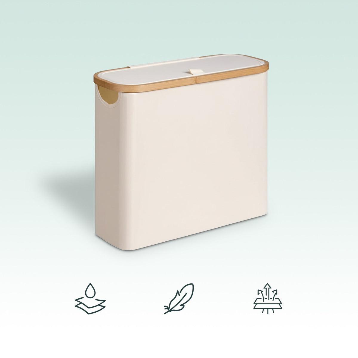 Toilet Paper Holder, Fabric, Holds 12 Rolls