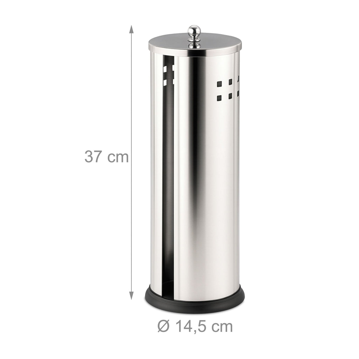 Toilet Paper Holder, Stainless Steel, 3-Roll Capacity