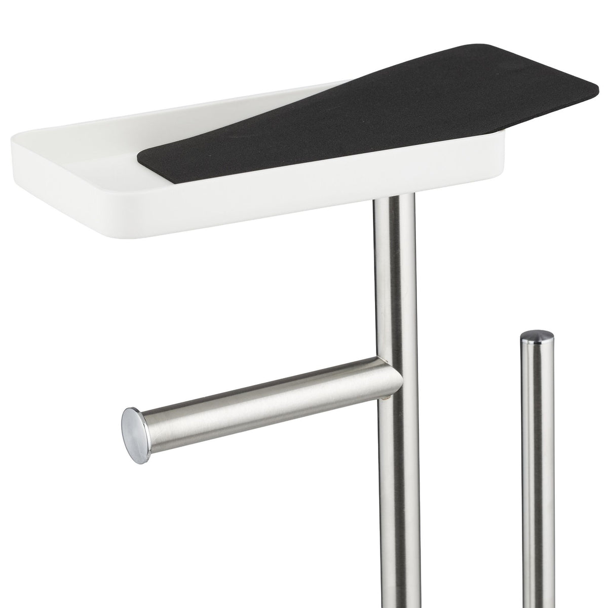 Toilet Paper Stand with Shelf and Spare Holder