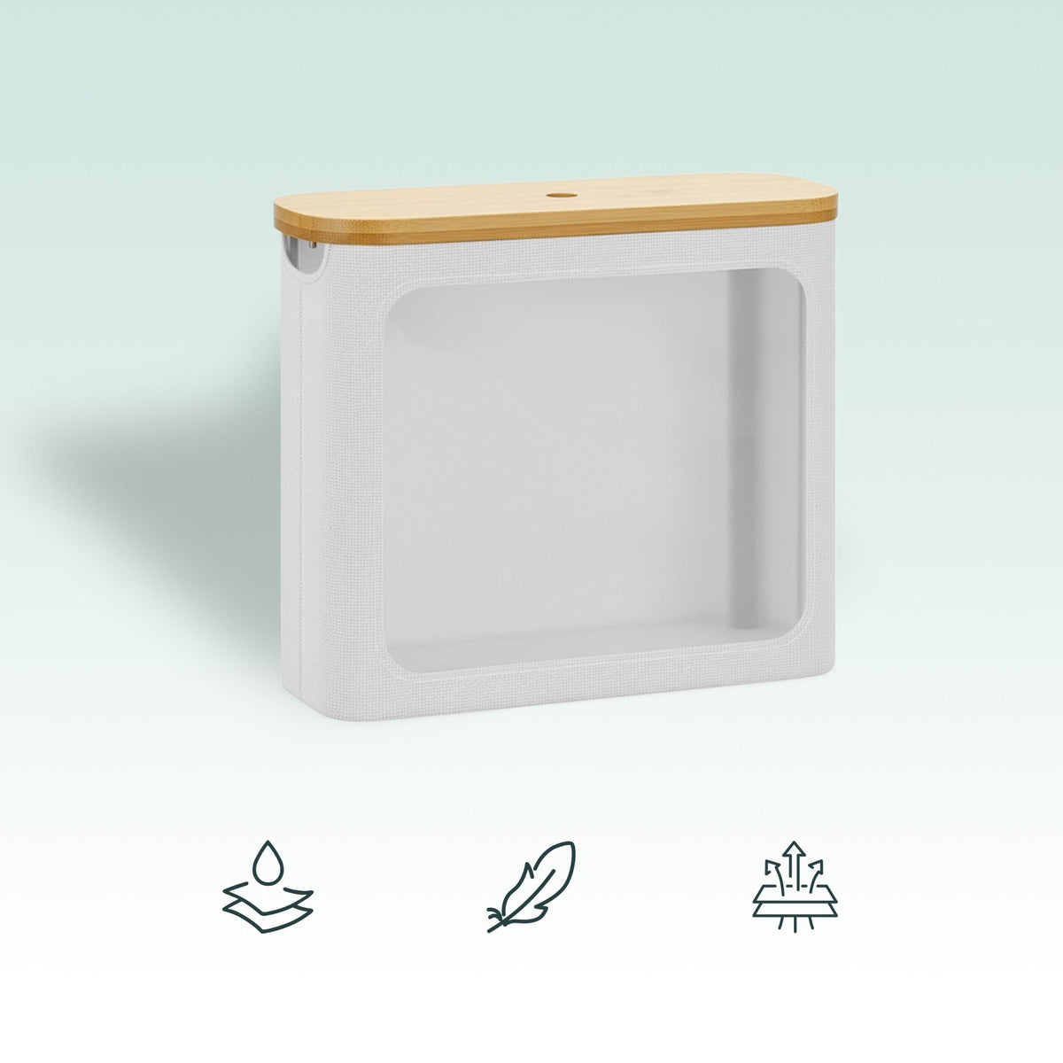 Toilet Roll Holder, Fabric, Holds 12 Rolls