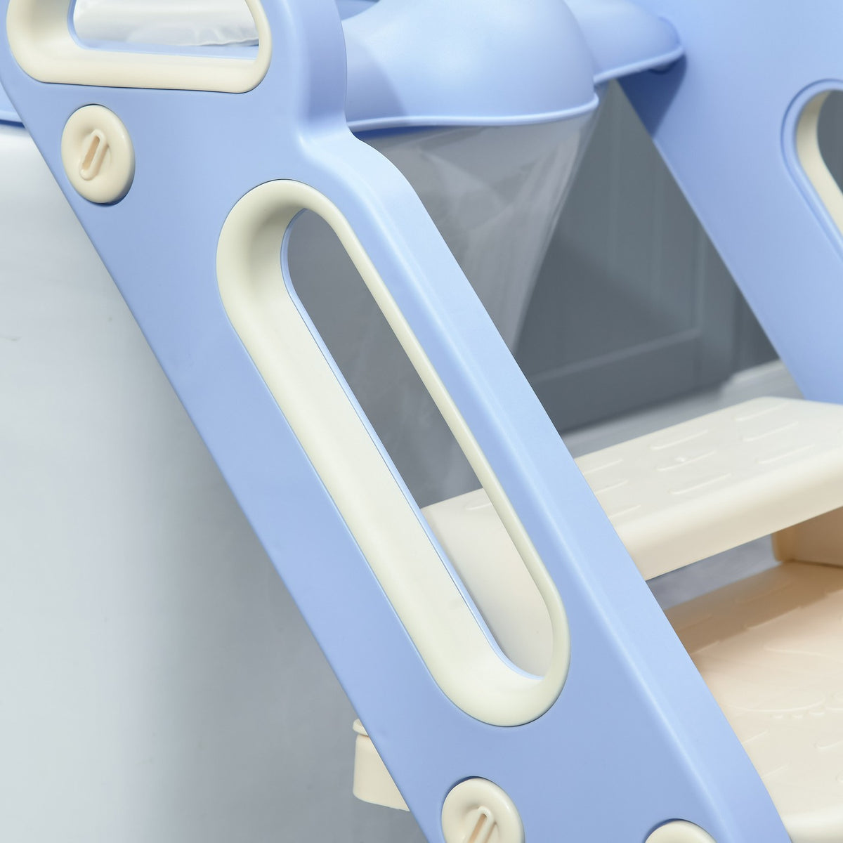 Toilet Trainer For Children With Stairs & Handle, Folding Toilet Attachment, Potty Trainer, 2-6 Years