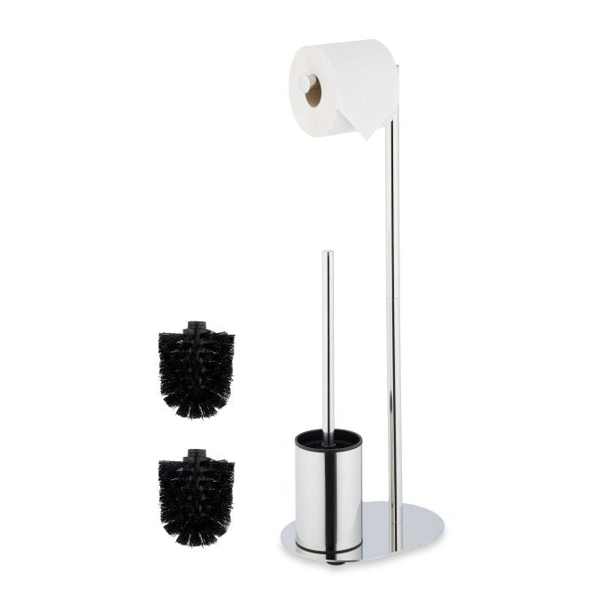Toilet set in metal