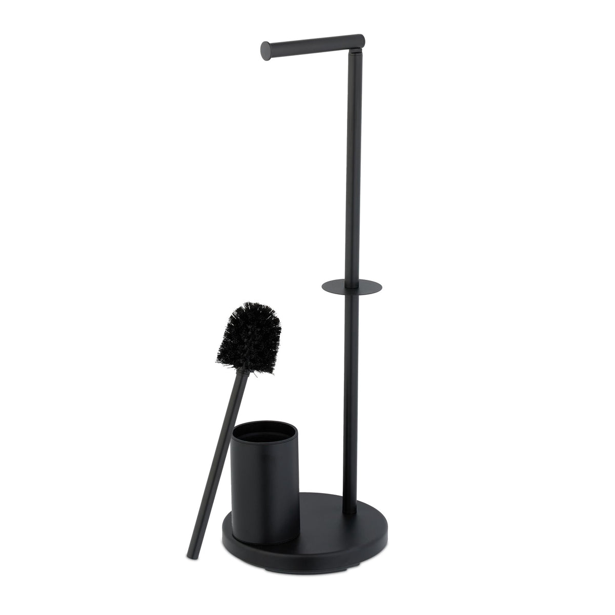 Toilet set with paper holder