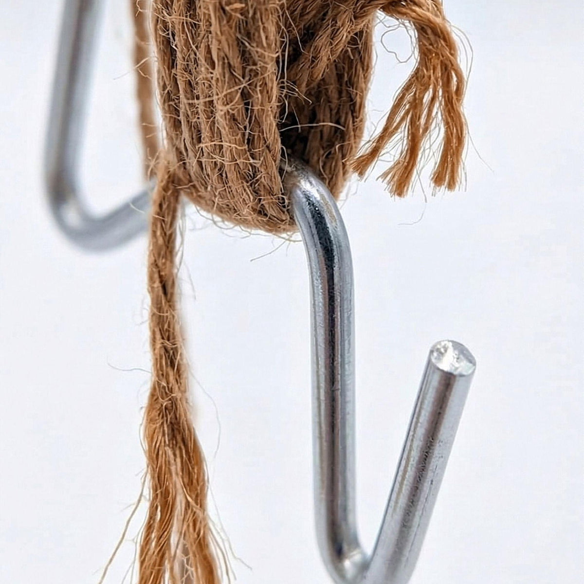 Tomato Plant Hooks with Jute Cord, Set of 15