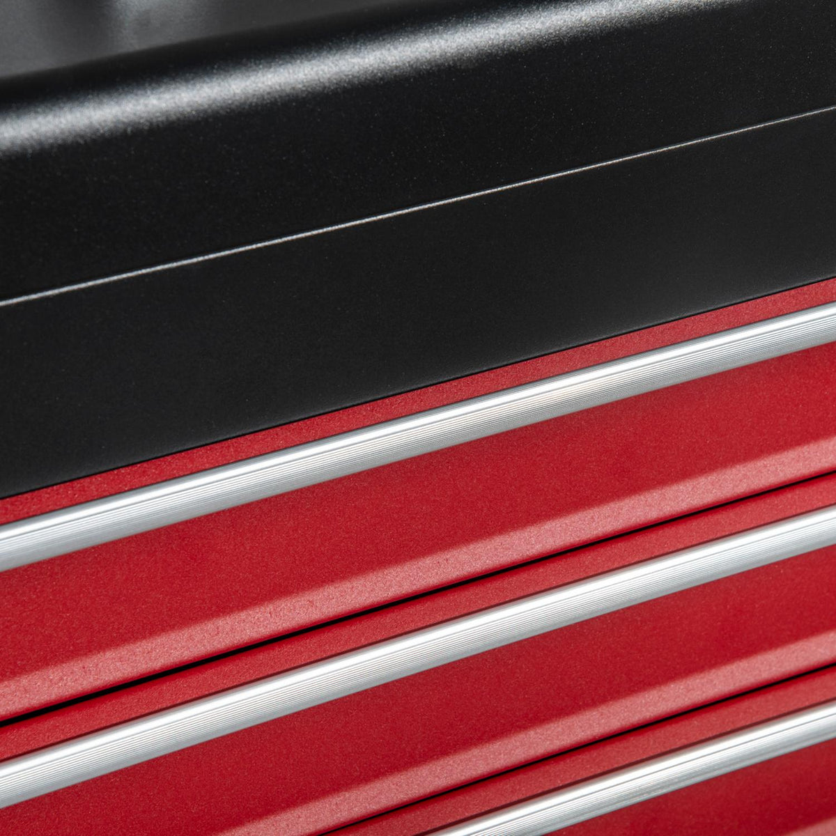 Tool Box Practical Tool Box Without Tools, With Handle, 3 Drawers, Lock, Steel, Black+Red