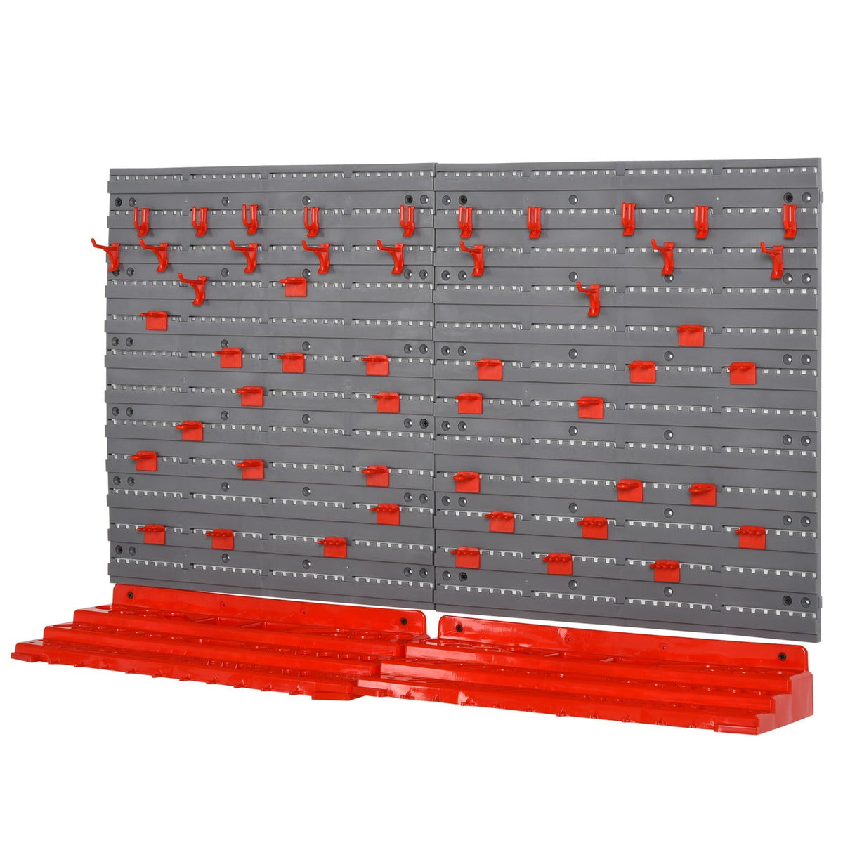 Tool Holder, Gray+Red, For Workshop, 95.5X23X53.5 Cm
