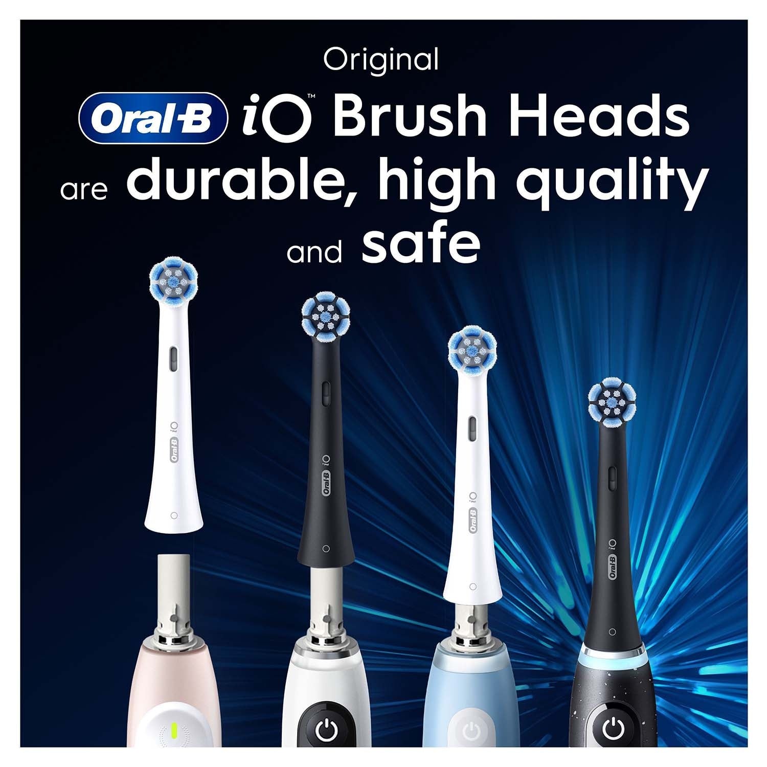 Toothbrush Heads, Gentle Care, Pack of 4