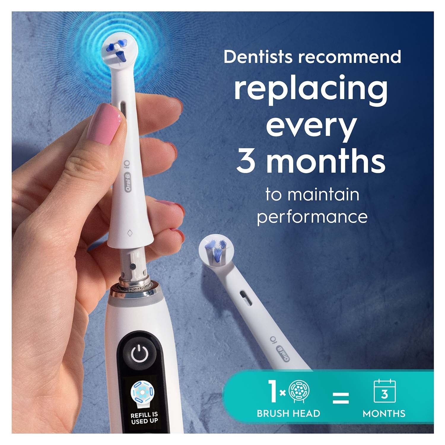 Toothbrush Heads, Specialised Clean, 2-Pack