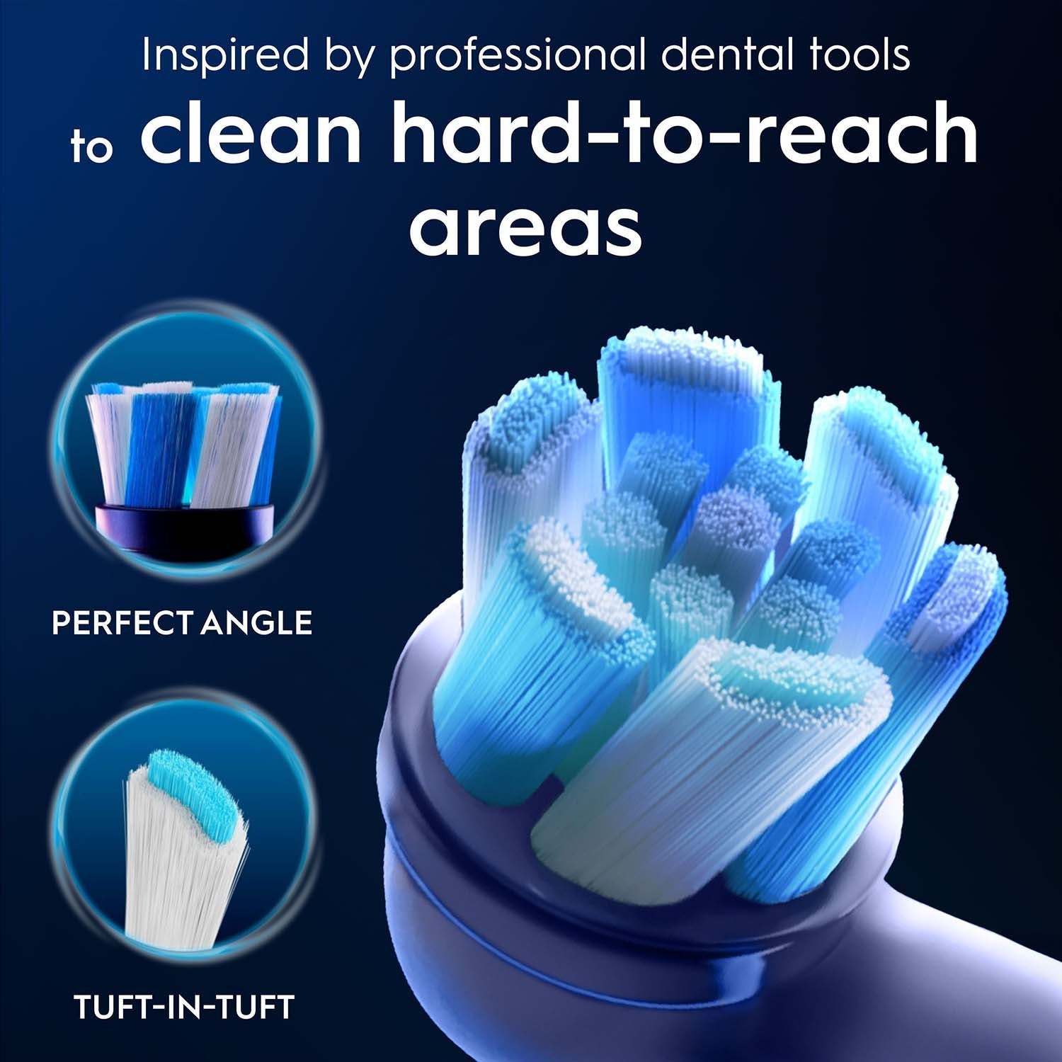 Toothbrush Heads, Ultimate Clean, White, 3-Pack