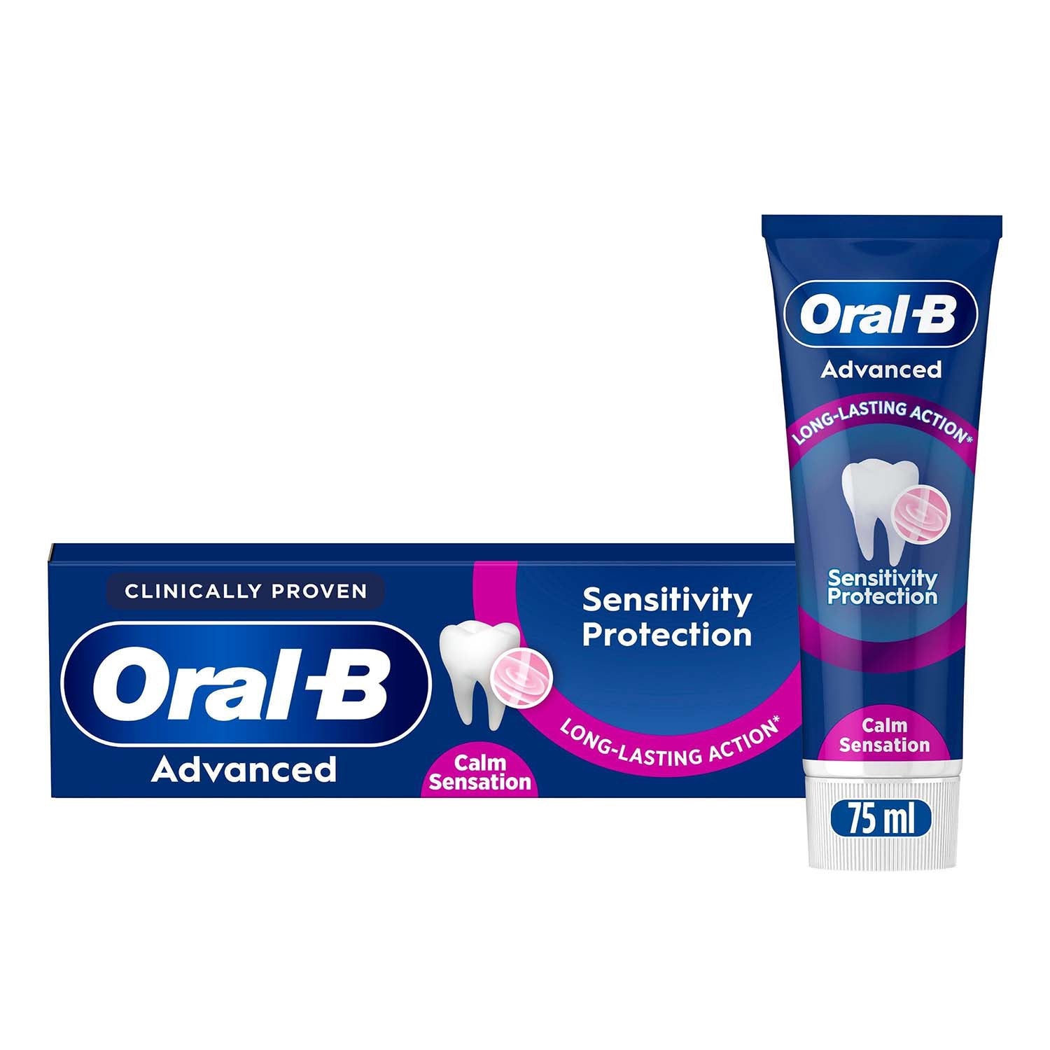 Toothpaste for Sensitive Teeth, Long-Lasting Protection, 75ml