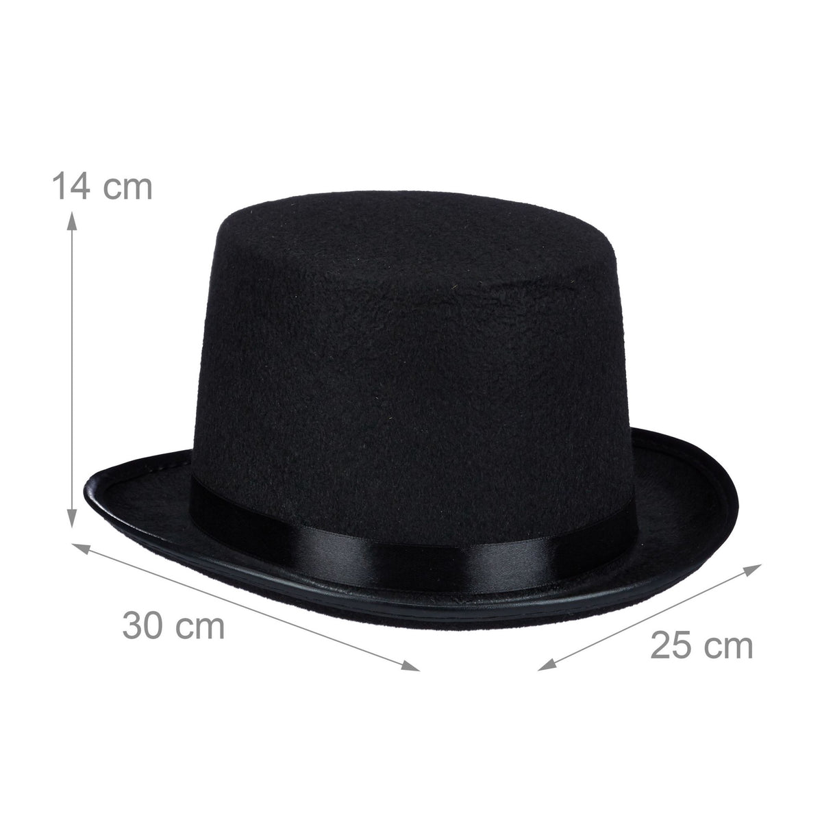Top hat black