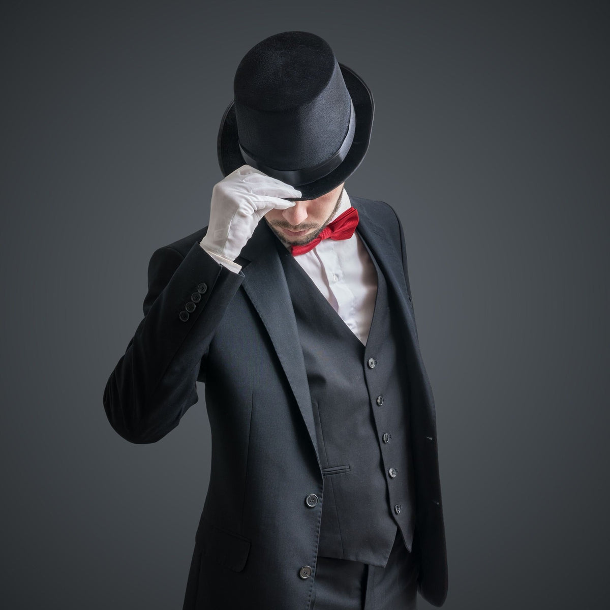 Top hat black