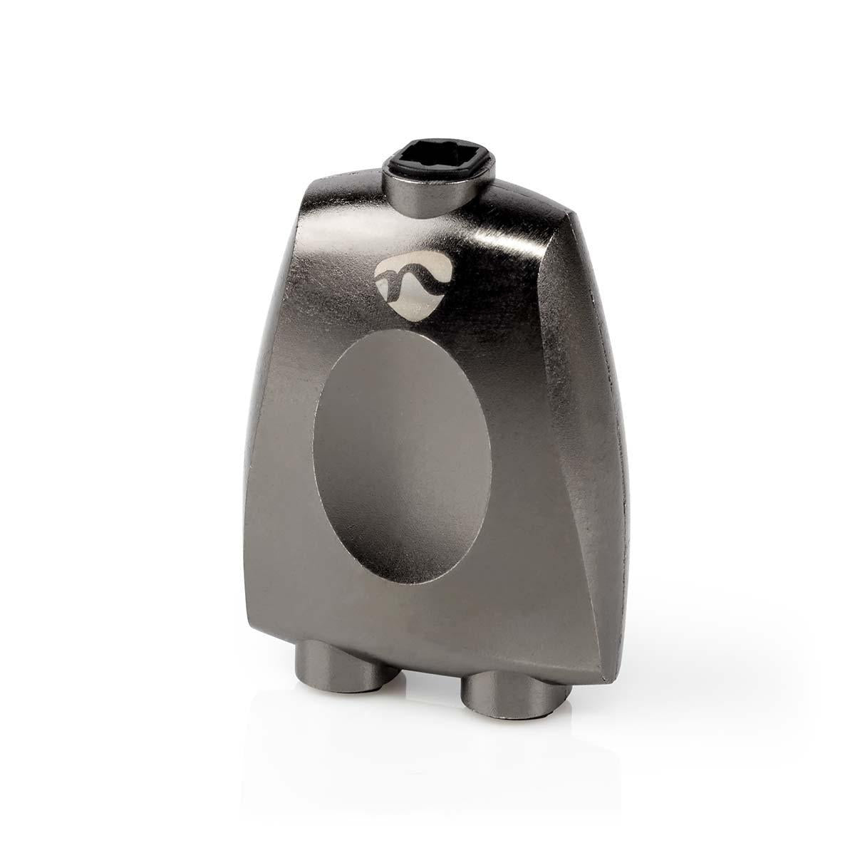 TosLink Adapter | TosLink Female | 2x TosLink Female | Splitters | Aluminum | Gray With Metal | 1 pc. | Box