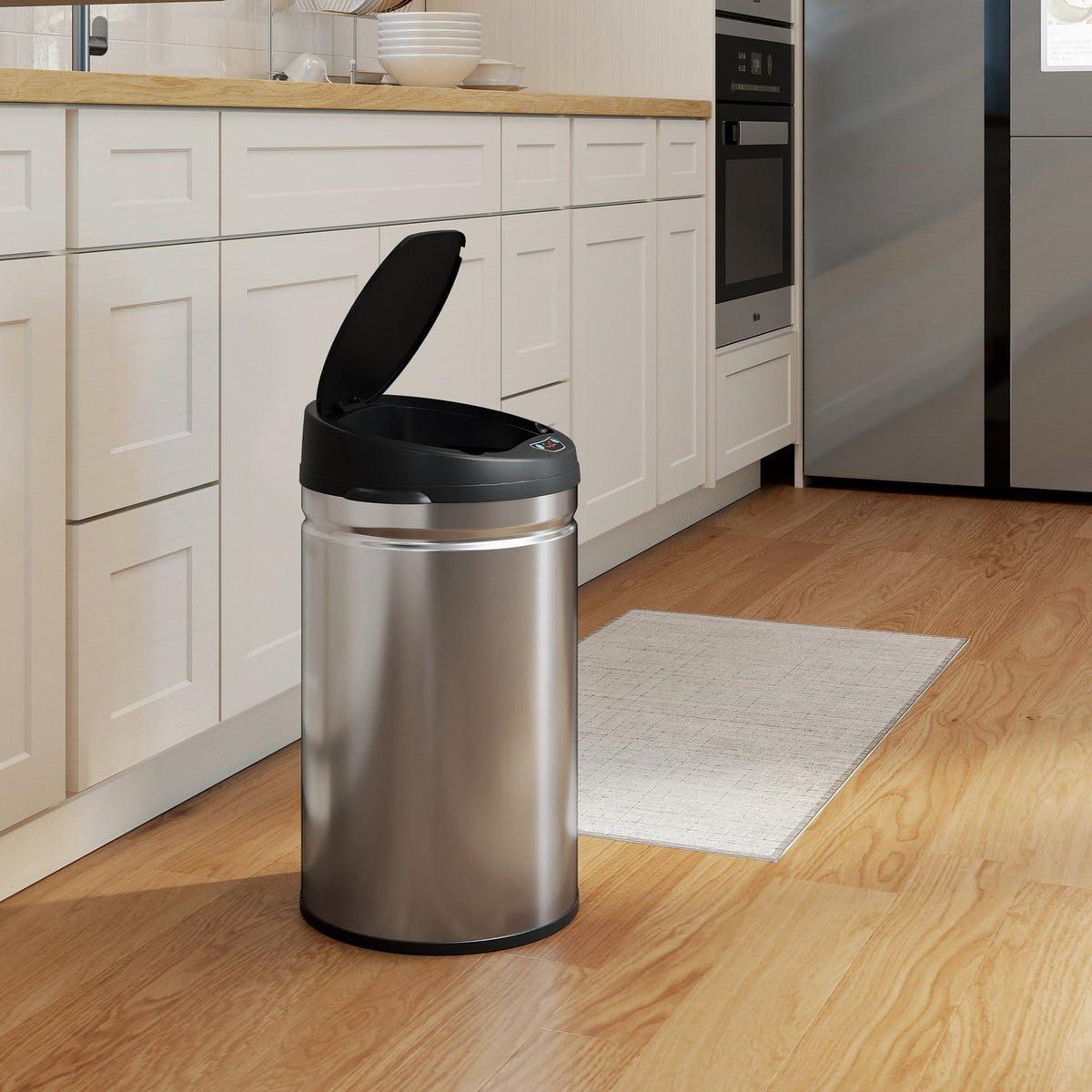 Touchless 30L Stainless Steel Sensor Trash Can