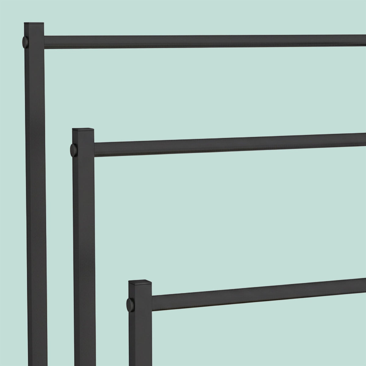 Towel Rack with Shelf, Freestanding Metal Frame