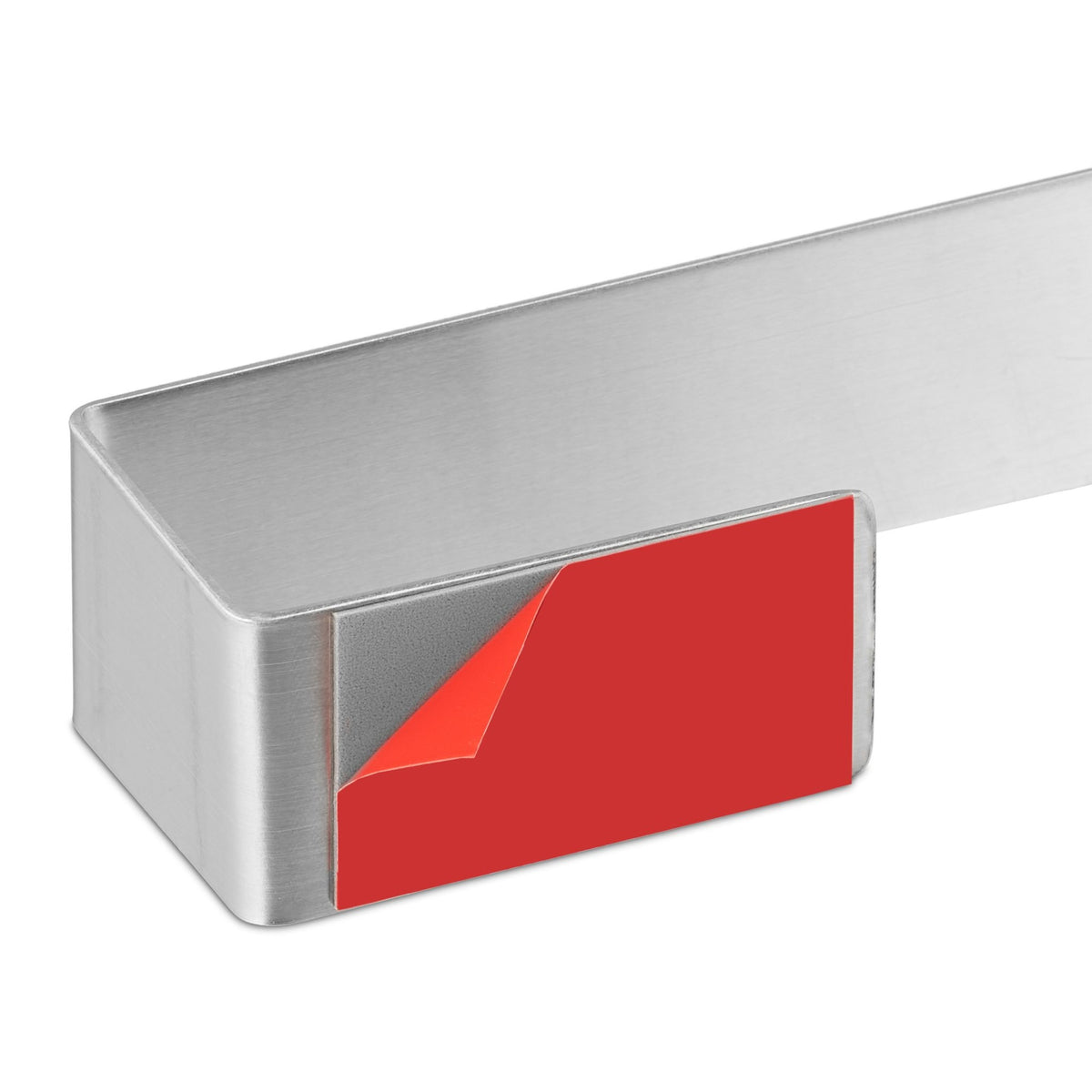 Towel hanger silver colored