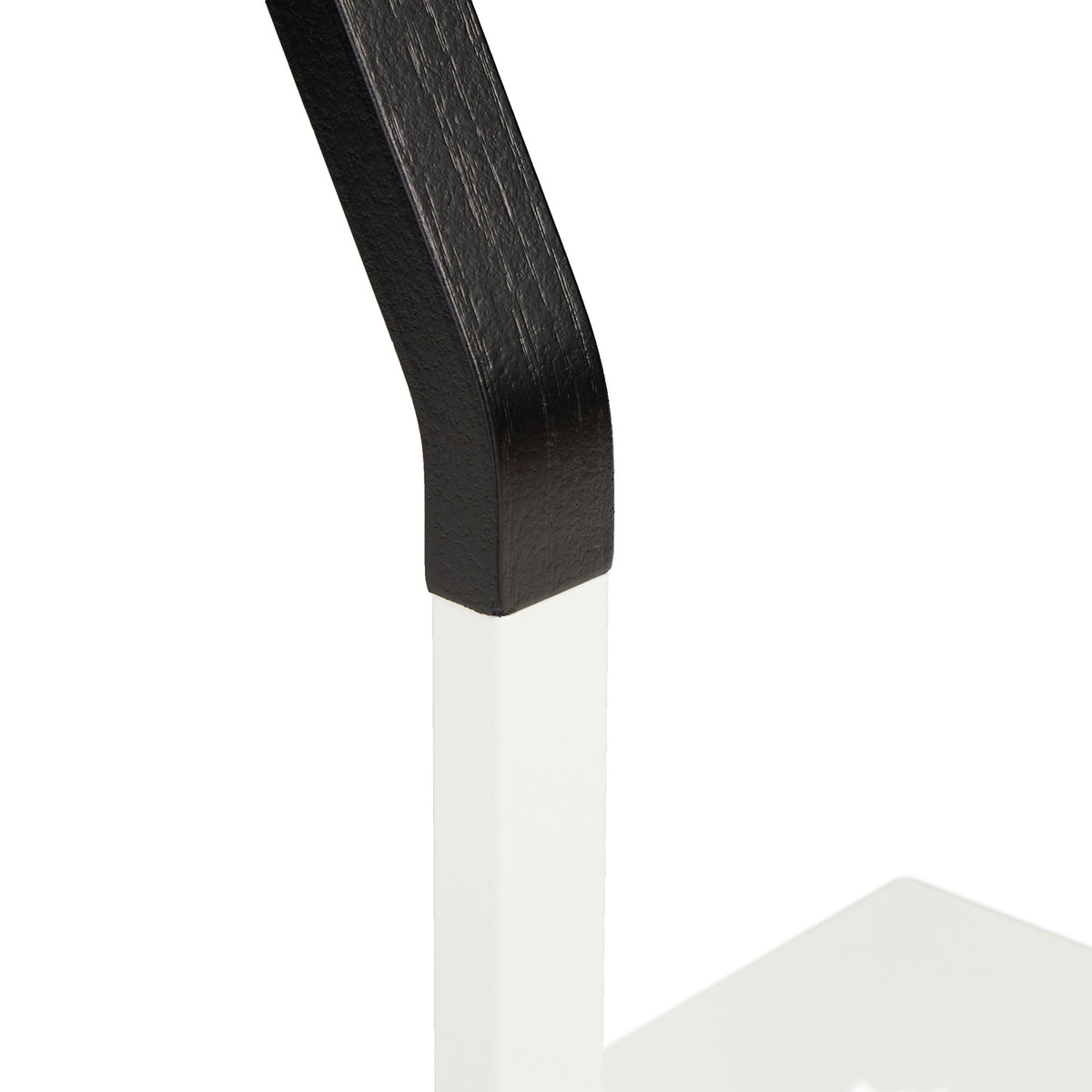 Towel hanger with curved design