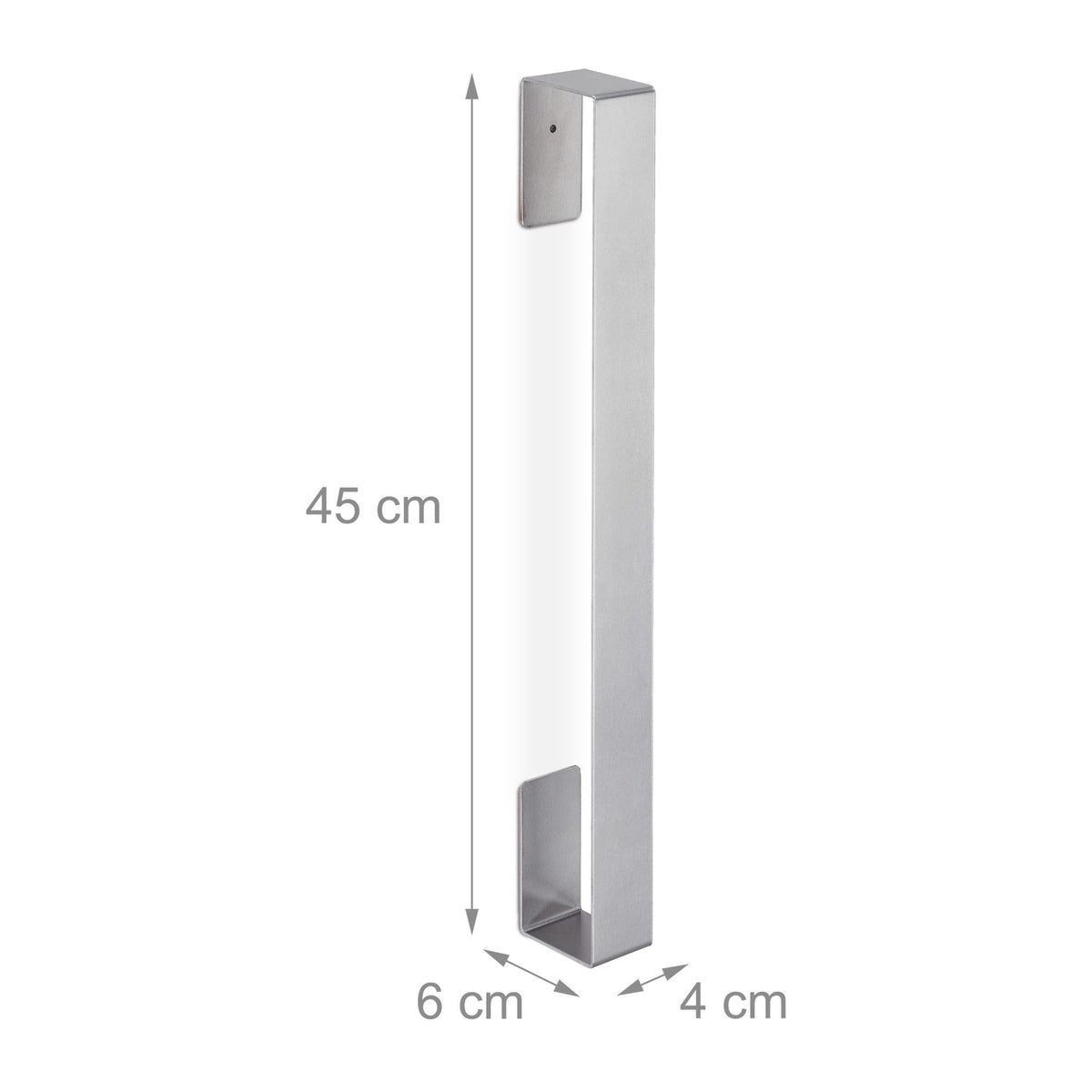 Towel rail without drilling