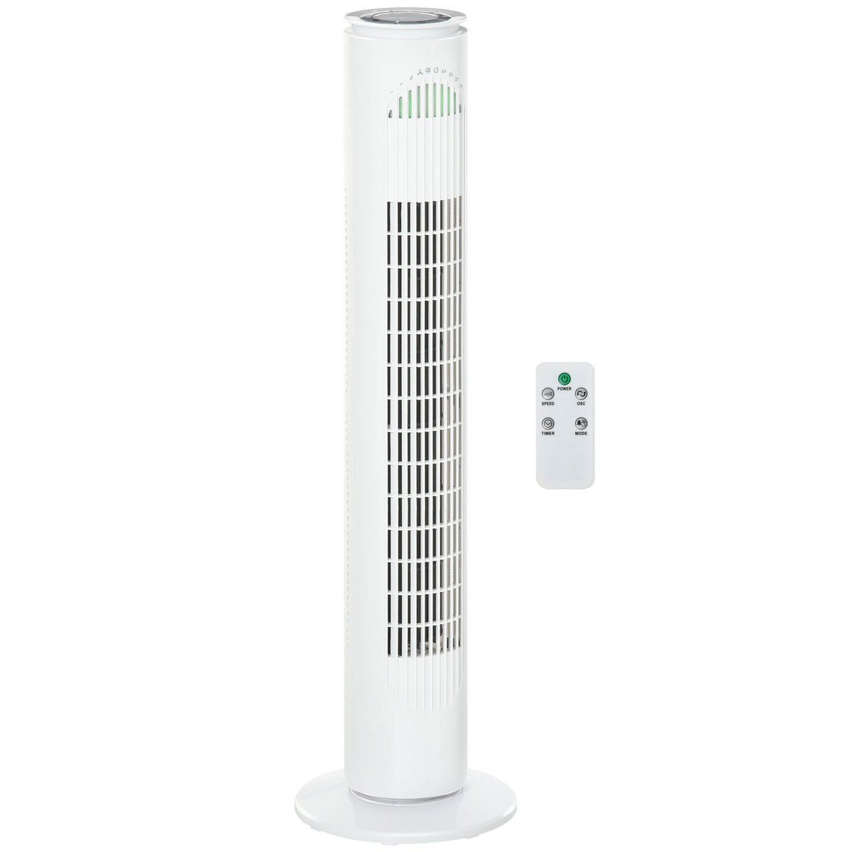 Tower Fan 70° Oscillation, 77Cm, 45W, 3 Modes & Speeds, Abs Plastic, White
