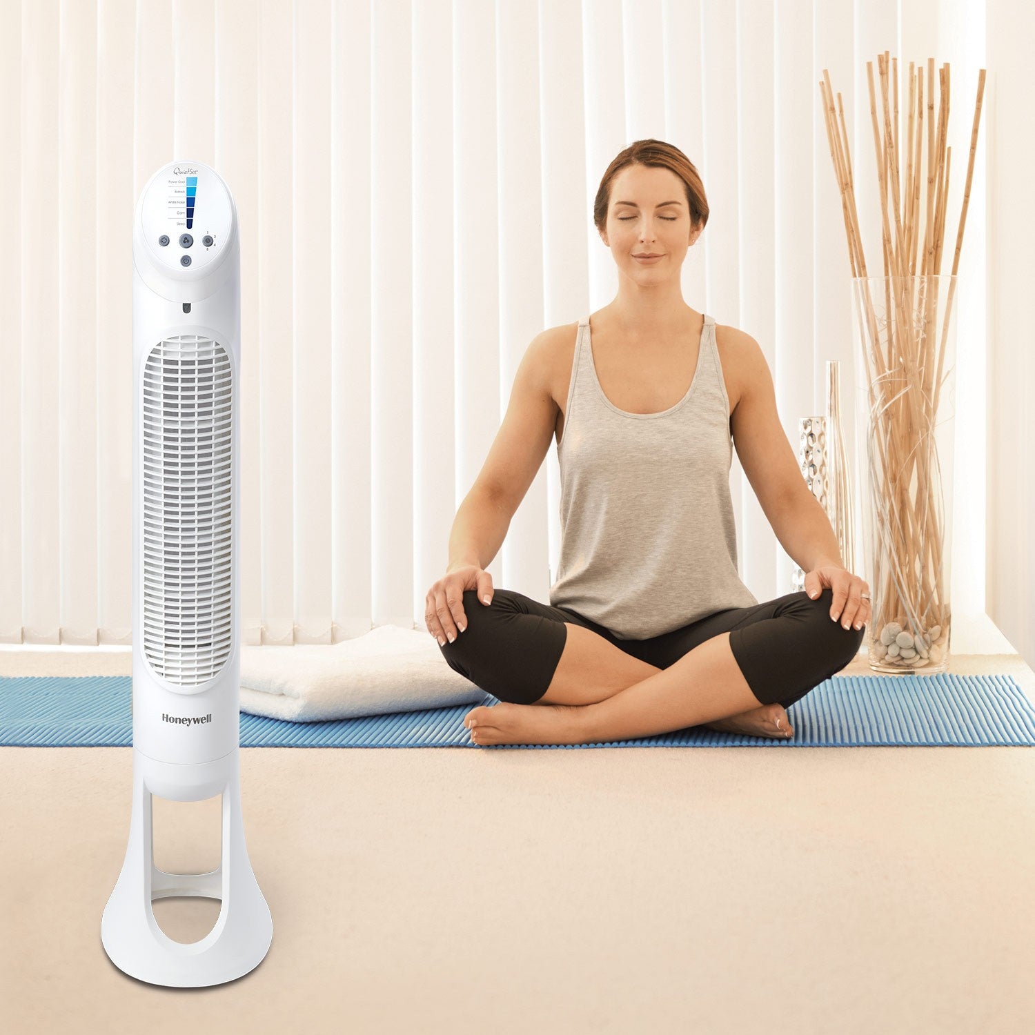 Tower fan Quiet Oscillating HYF260E4