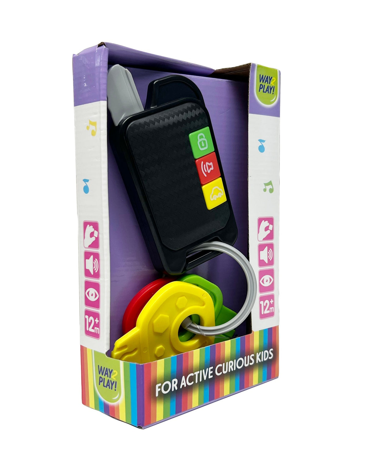 Toy Car Keys with Sound Effects, 3 Keys Included