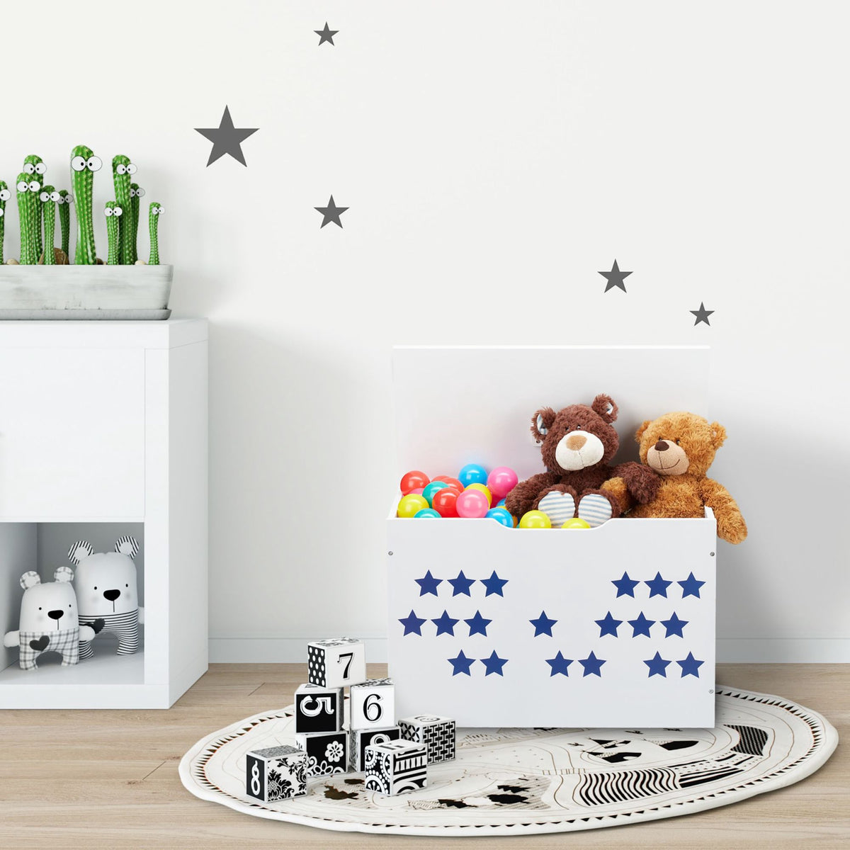 Toy box white