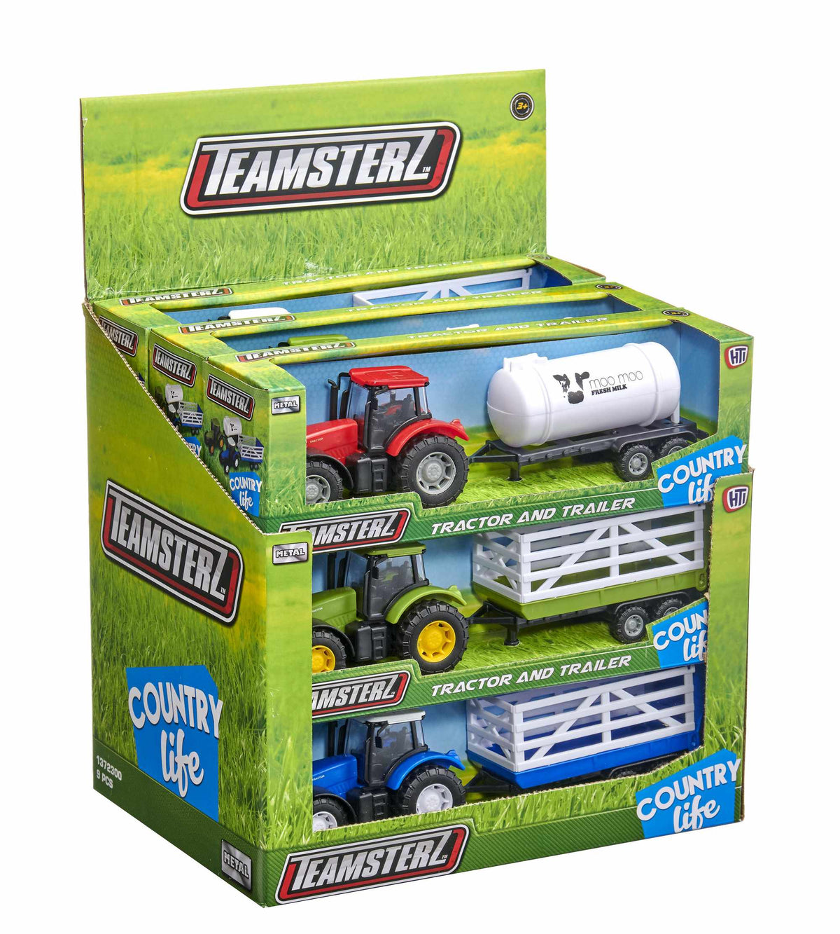 Tractor and Trailer Toy Set for Kids, Ages 3+