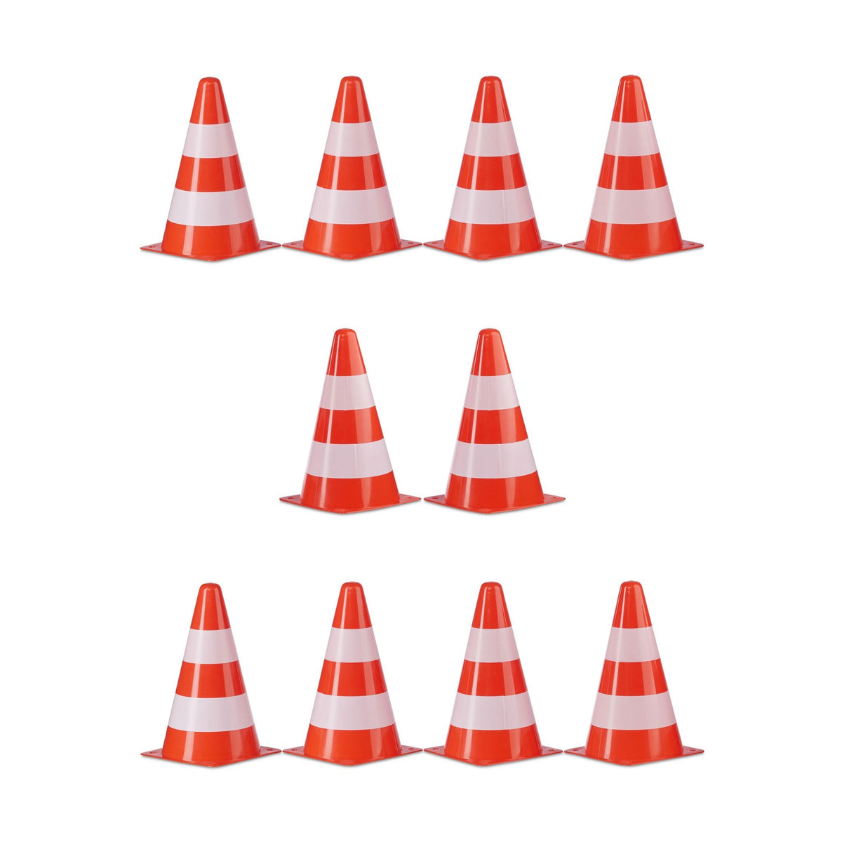 Traffic cone set in 10