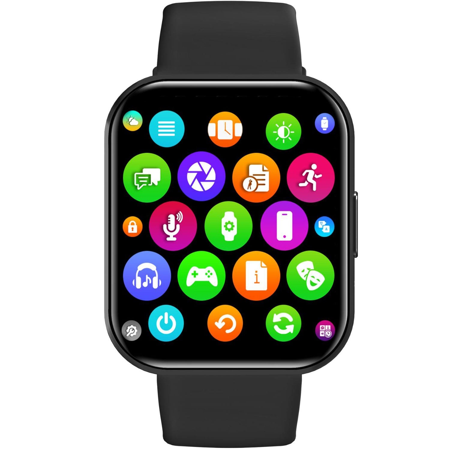 Trainer Ultra Smartwatch with two bracelets Black + Orange