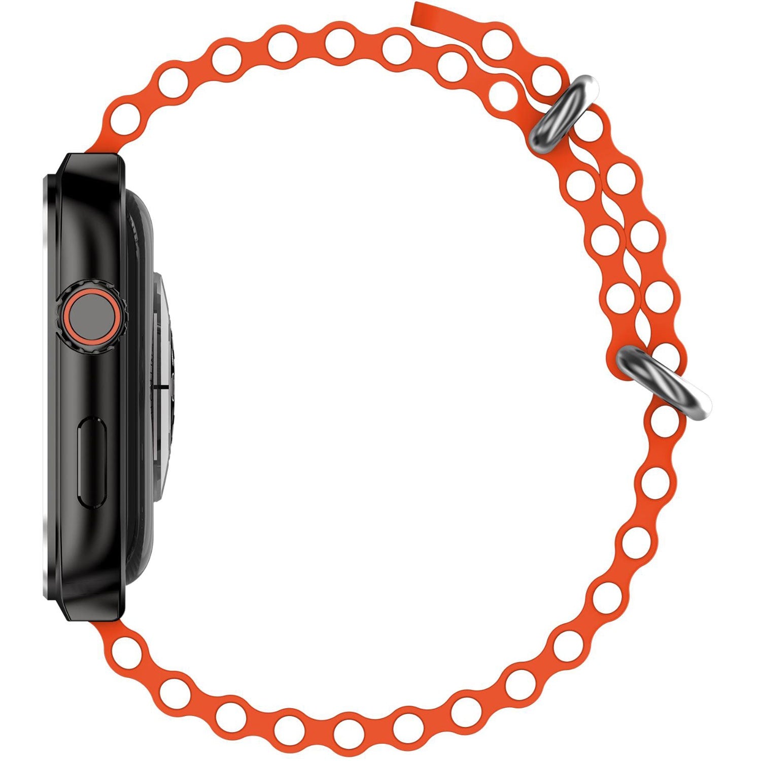 Trainer Ultra Smartwatch with two bracelets Black + Orange