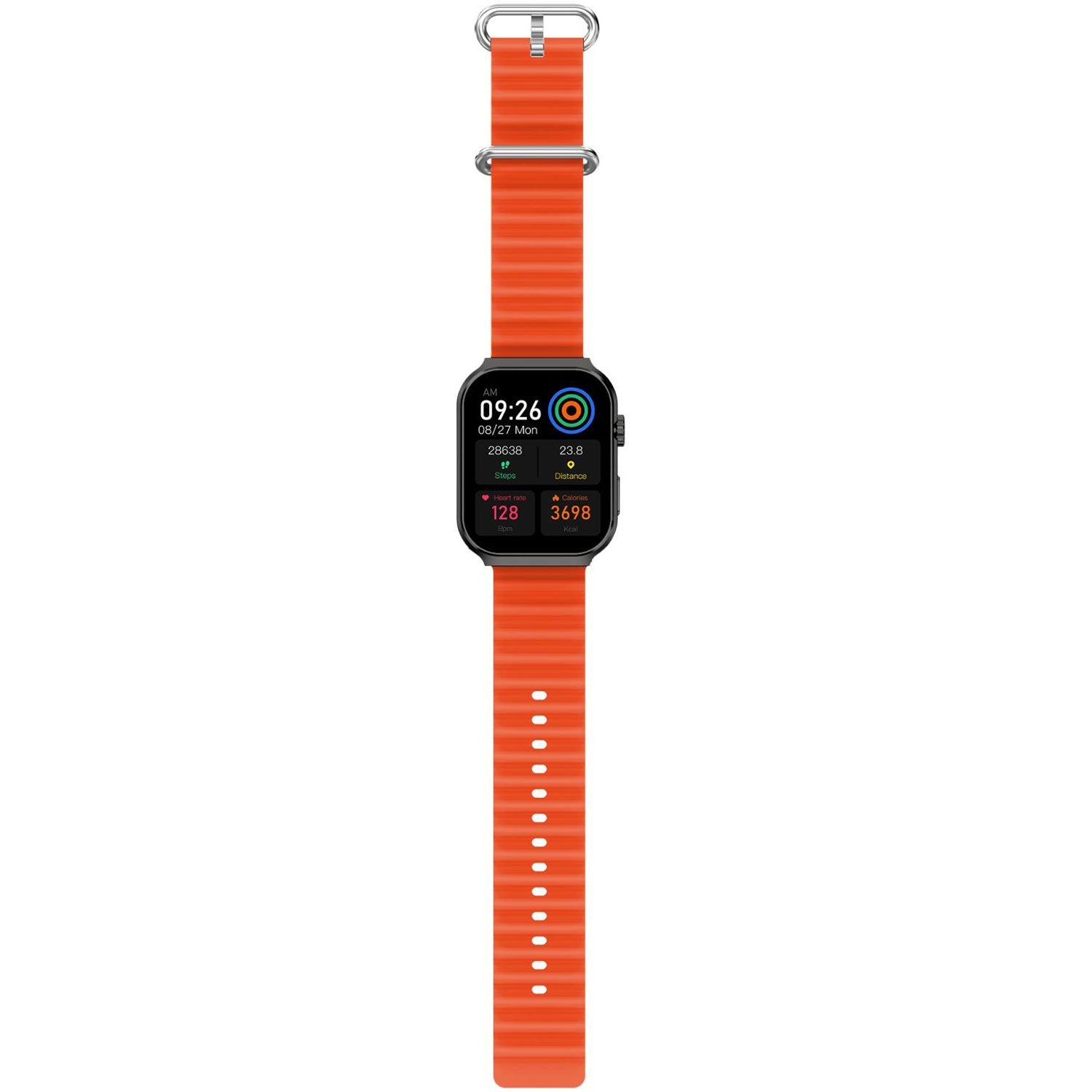 Trainer Ultra Smartwatch with two bracelets Black + Orange
