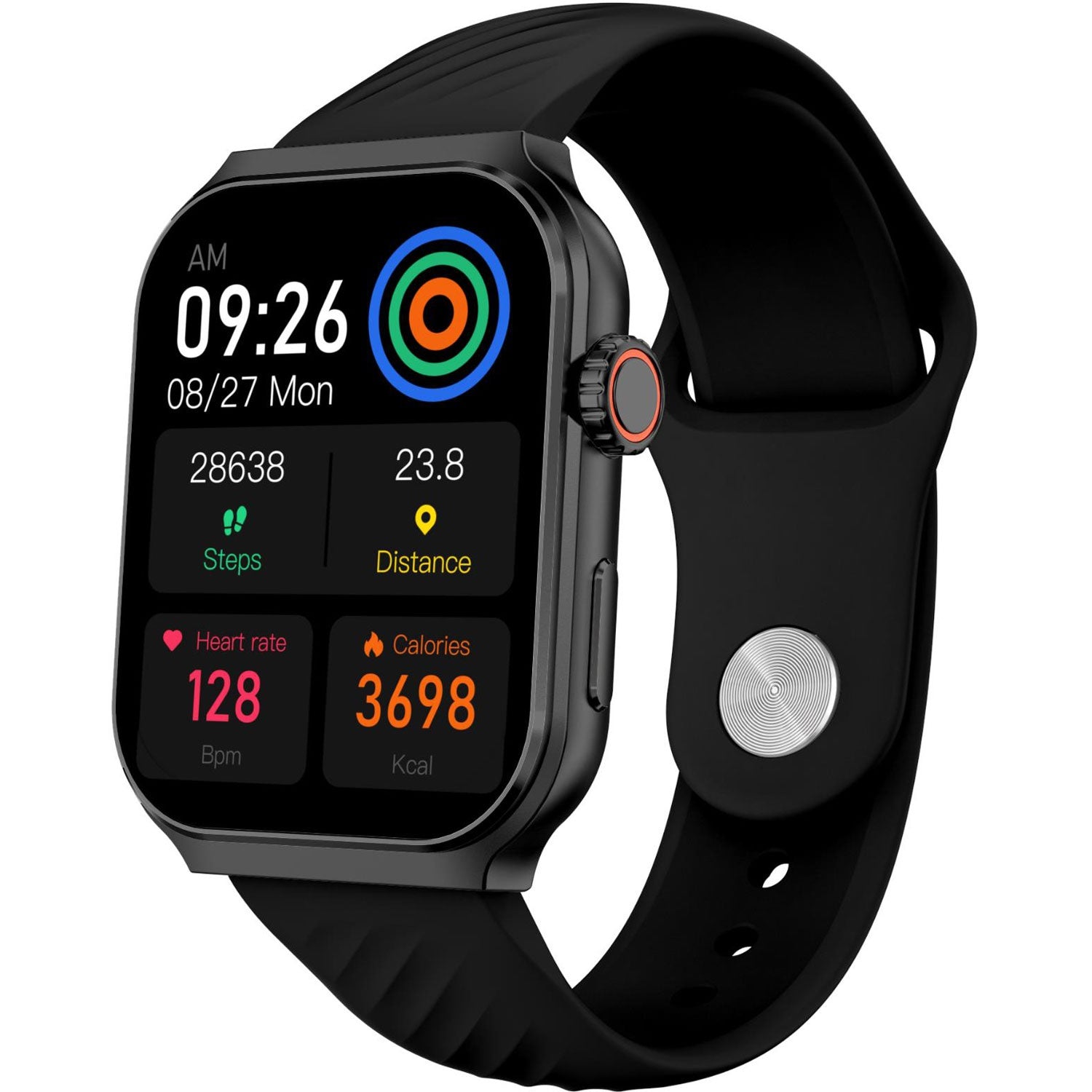 Trainer Ultra Smartwatch with two bracelets Black + Orange