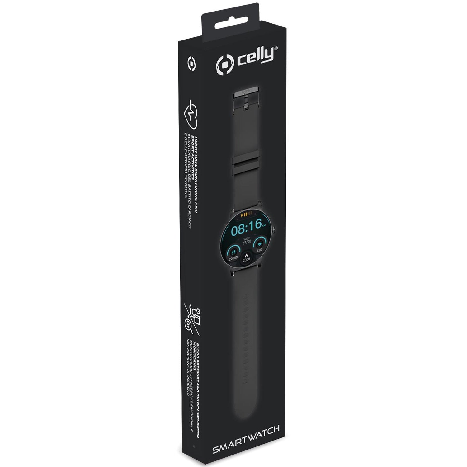 Trainerround2 Smartwatch with round dial Black