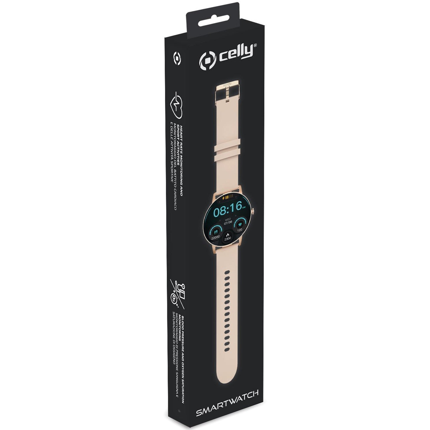 Trainerround2 Smartwatch with round dial Pink