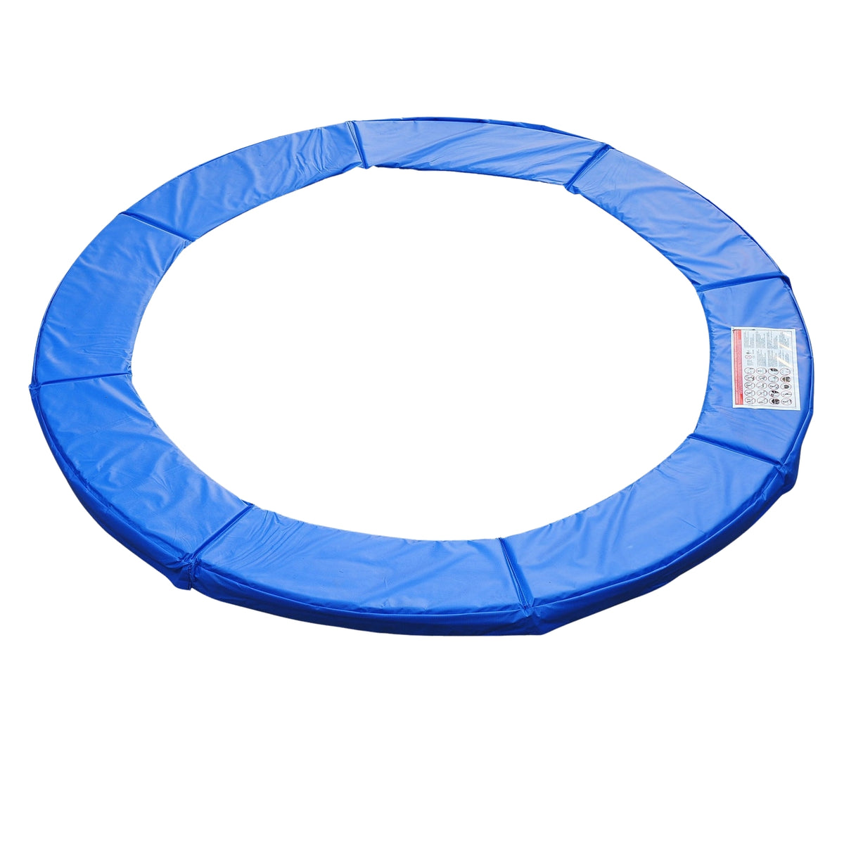 Trampoline Accessory Set Edge Cover, Safety Net, Weather Tarpaulin, For 8Ft-15Ft, Ø 305Cm, Blue
