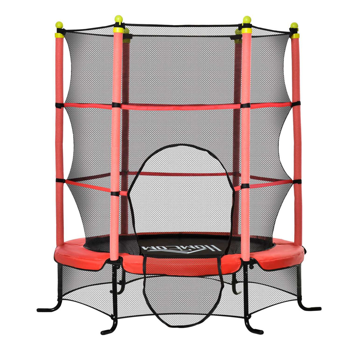 Trampoline For Children Ø163 Cm Mini Garden Trampoline With Safety Net & Edge Cover, Up To 50 Kg