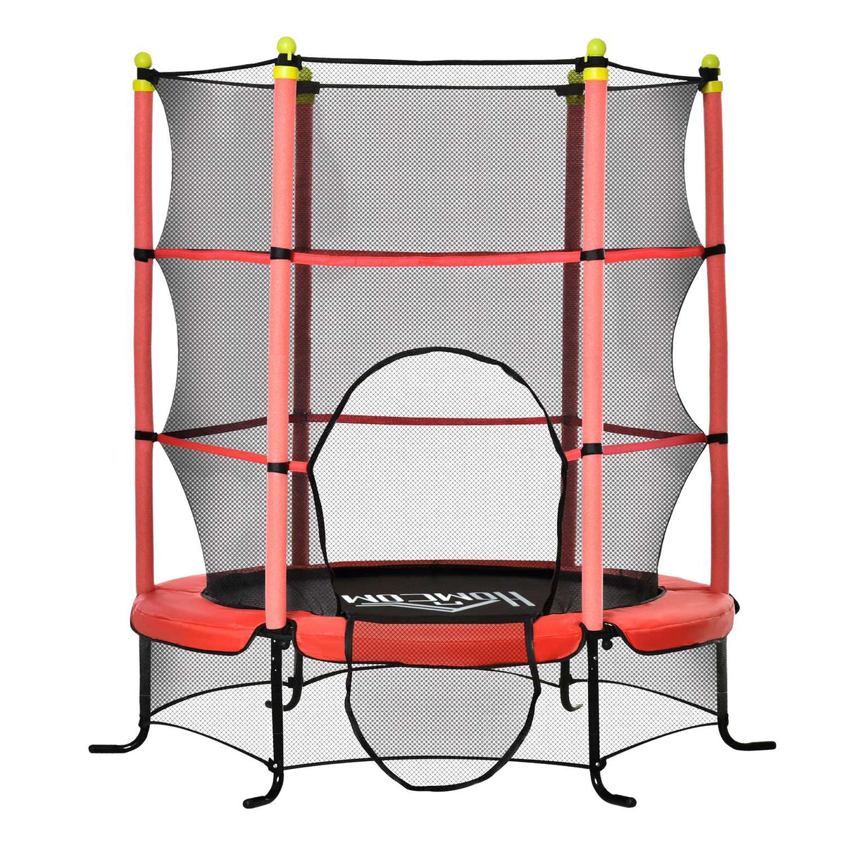 Trampoline For Children Ø163 Cm Mini Garden Trampoline With Safety Net & Edge Cover, Up To 50 Kg