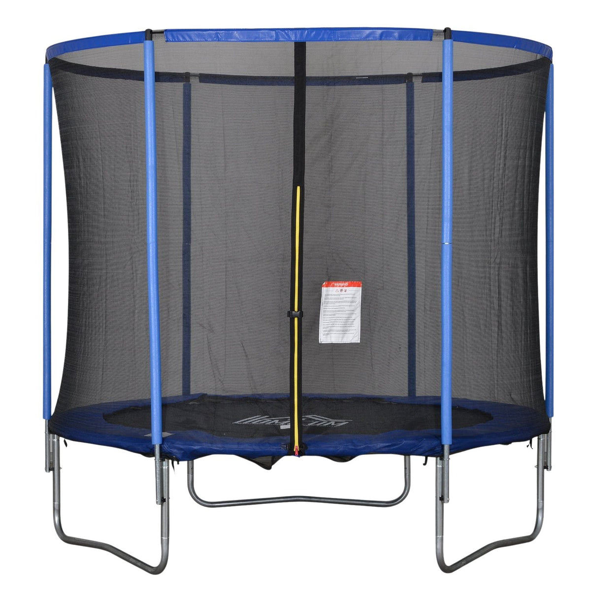 Trampoline With Safety Net Garden Trampoline For Indoor And Outdoor Use For Children And Adults Steel Up To 113.6 Kg Ø244 X 240H Cm