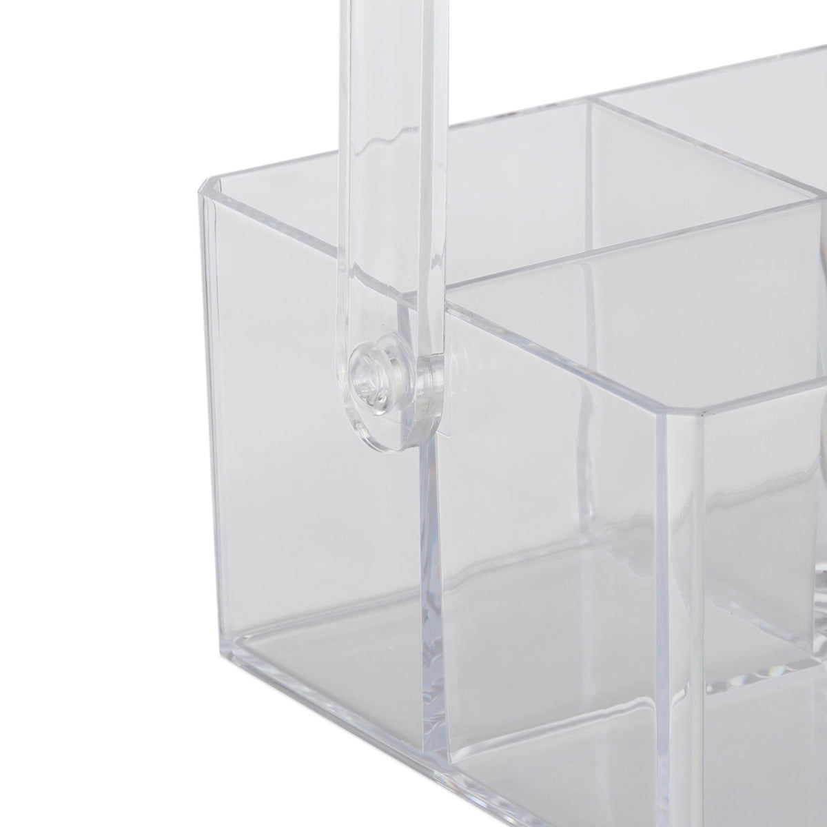 Transparent bag with handle