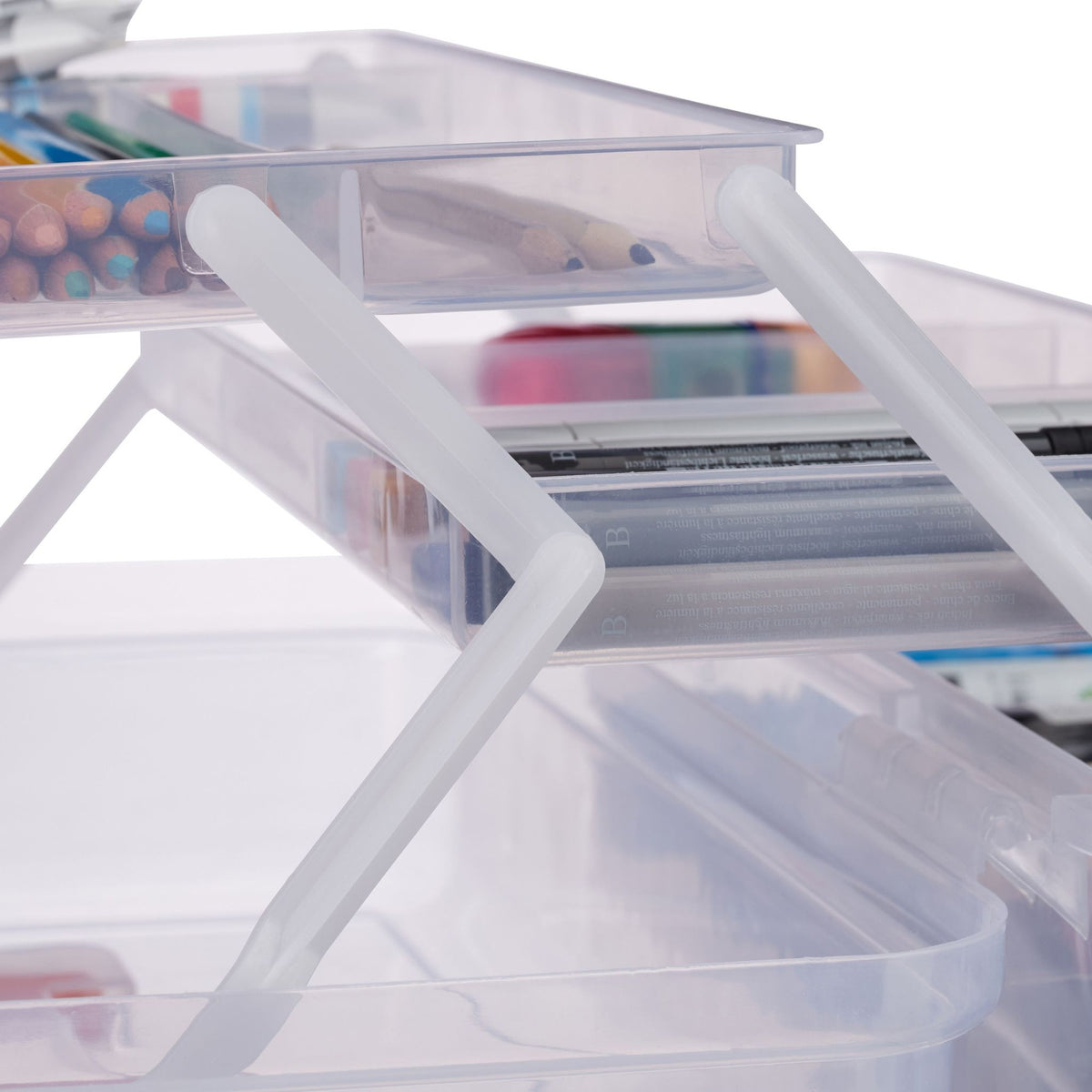 Transparent plastic box
