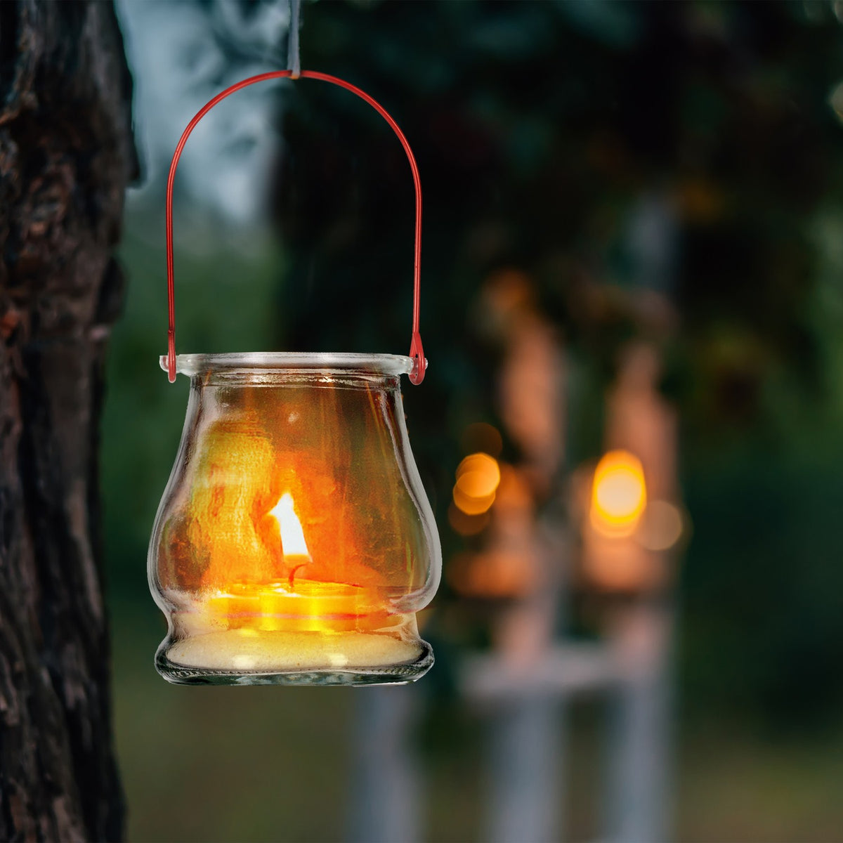 Transparent wind light set of 12