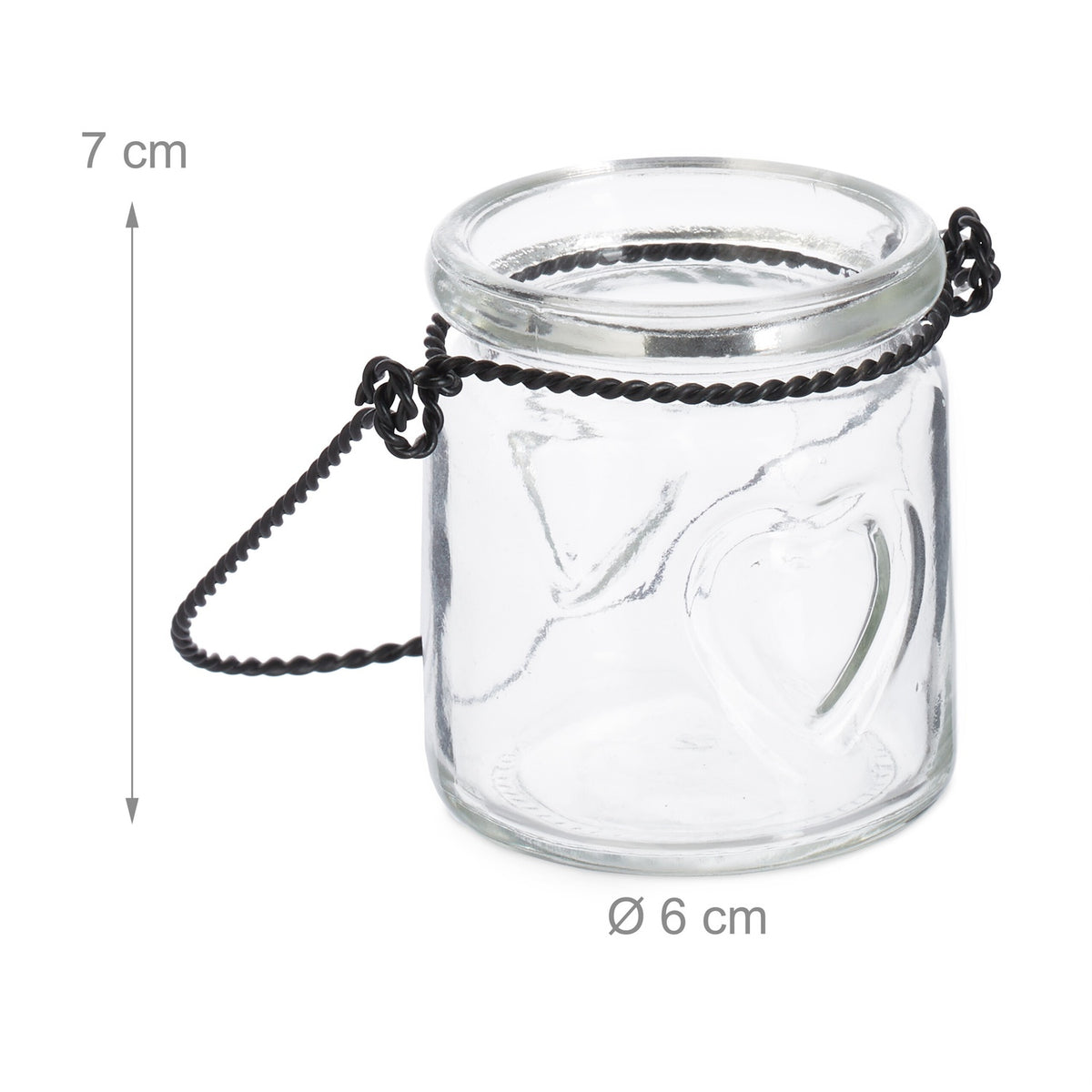 Transparent wind light set of 12