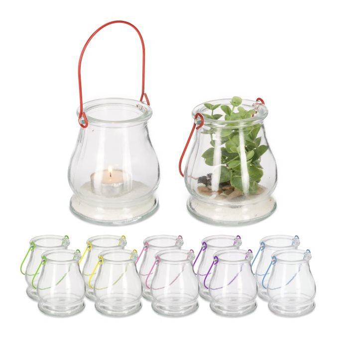 Transparent wind light set of 12
