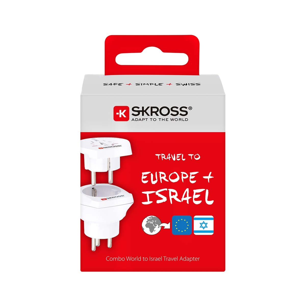 Travel Adapter Combo - World-to-Israel Grounded