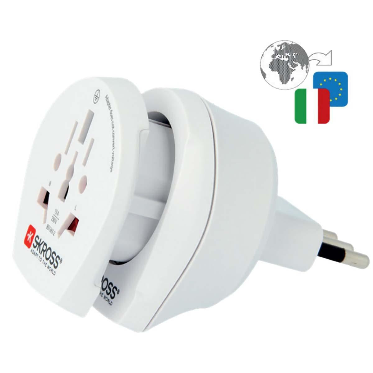 Travel Adapter Combo - World-to-Italy Earthed