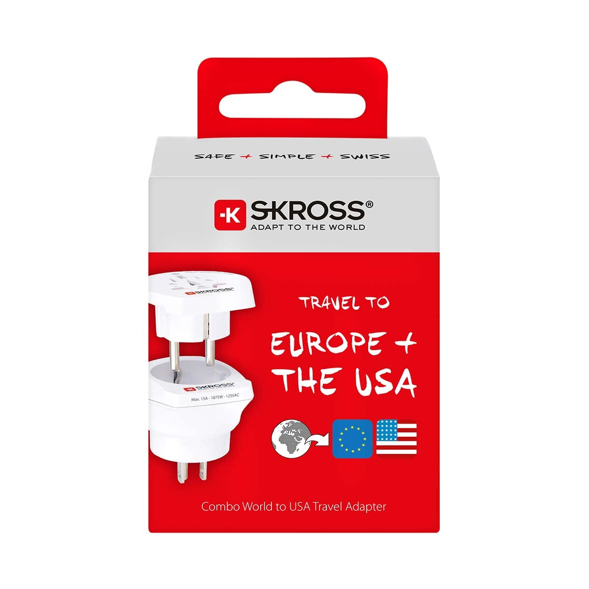 Travel Adapter Combo - World-to-USA Grounded