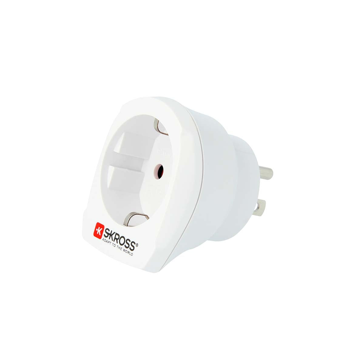 Travel Adapter Europe-to-USA Grounded
