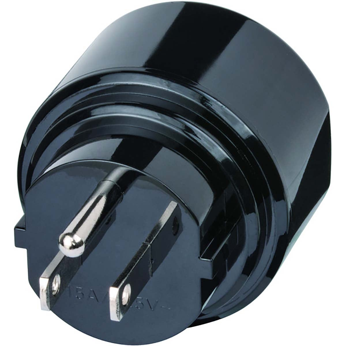 Travel Adapter Europe-to-USA Grounded