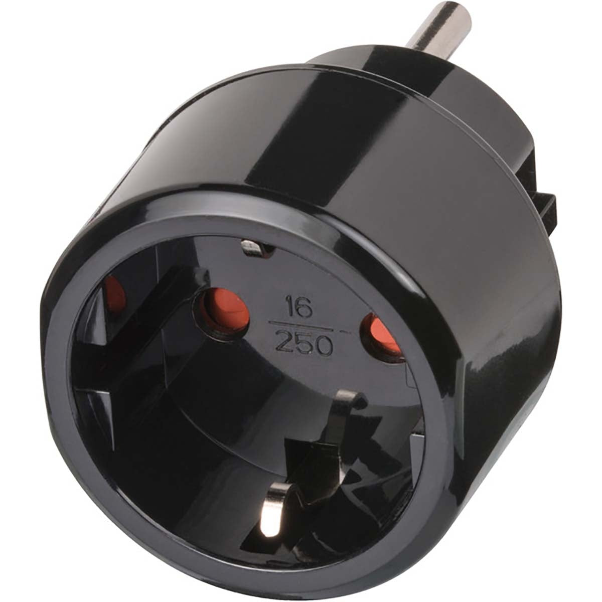 Travel Adapter Europe-to-USA Grounded